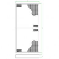 Panel rectangular filter elements