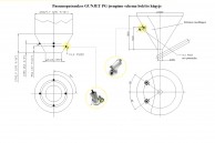 Pneumo patrankos GUNJET PG įrengimo schema