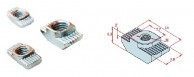 Slot8 T nuts M5, M6