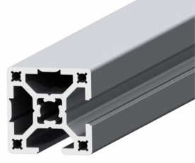 Kvadratinis pramoninis uždaras aliuminio profilis SLOT8 30x30 mm