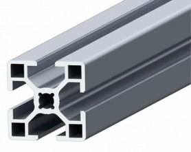 Kvadratinis pramoninis lengvas aliuminio profilis SLOT8 35x35 mm