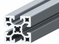Square industrial reinforced aluminum profile SLOT8 40x40mm