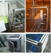 Products from radiused 45x45 profile