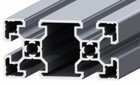 Lengvas stačiakampis aliuminio profilis SLOT10 45x90 mm