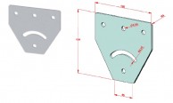 23x127 T angle connector
