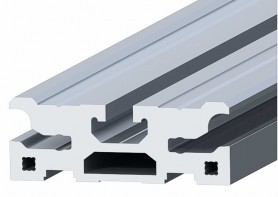 Aliuminis profilis 12 mm skersmens kreipiančiųjų blokui