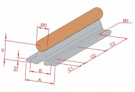 Shaft supporting aluminium profiles with holes 2